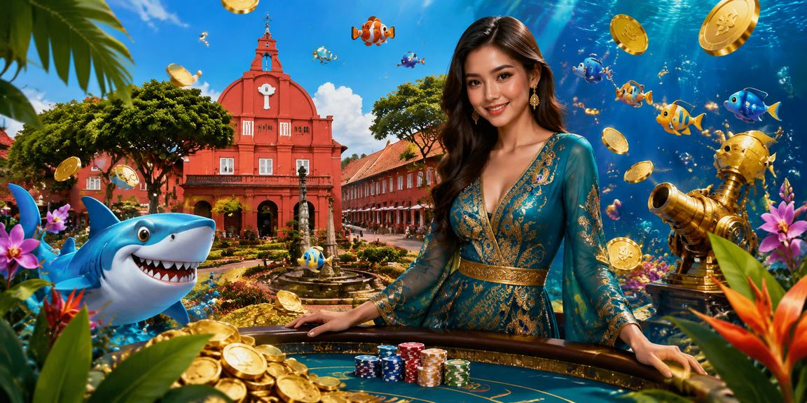 Permainan tembak ikan jackpot gaya batik Melayu di bcb888 Melaka